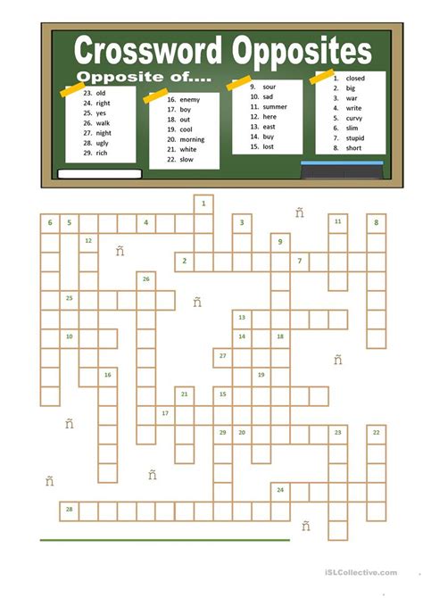  The Crossword Solver found 30 answers to "synonyms opposite", 7 letters crossword clue. The Crossword Solver finds answers to classic crosswords and cryptic crossword puzzles. Enter the length or pattern for better results. Click the answer to find similar crossword clues . Enter a Crossword Clue. 
